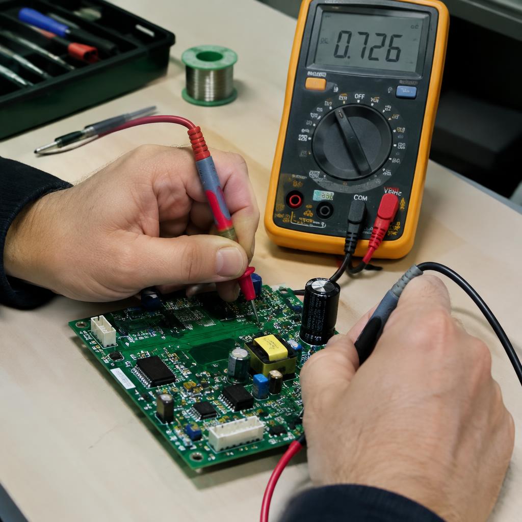 Multimeter se electronic board ki testing